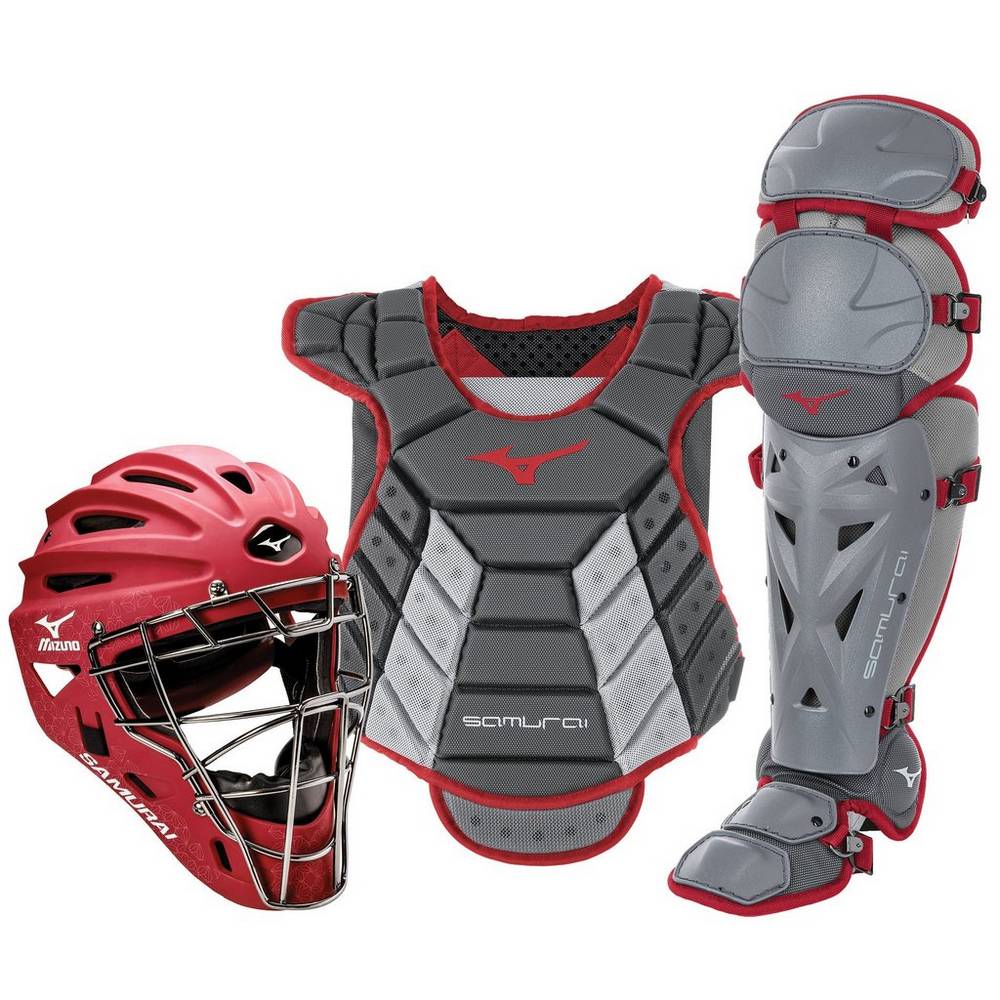 Mizuno Samurai Boxed (13-14") Női Catchers Gear Szürke TMP735086